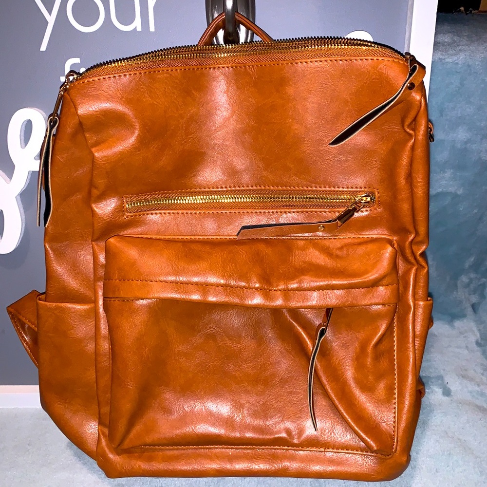 Leather backpack/purse